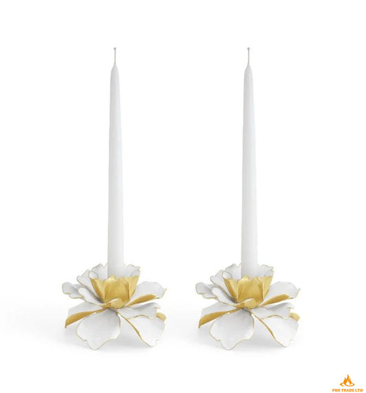 Phil Gardenia Candle Holders (2 pieces)