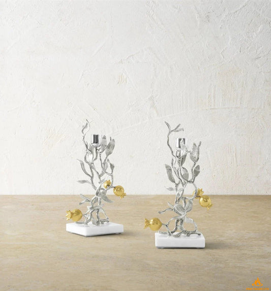 Mal Pomegranate Candle Holder (2 pieces)