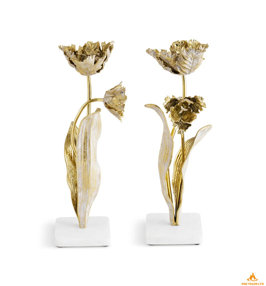 Cordia Tulip Candlesticks (Pair of Two)