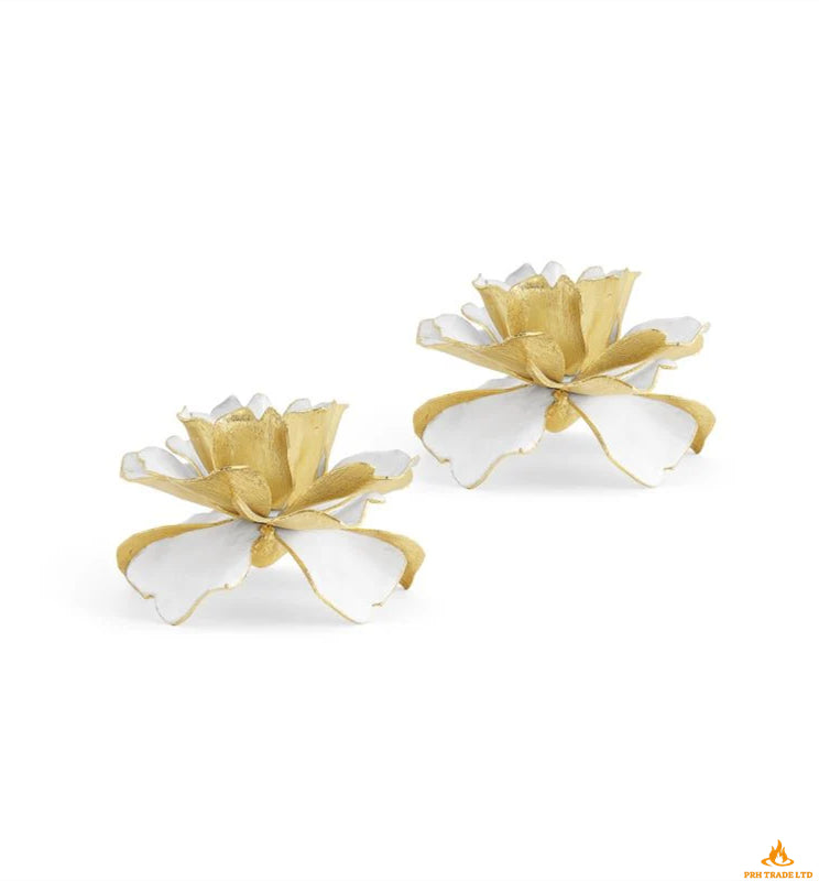 Phil Gardenia Candle Holders (2 pieces)