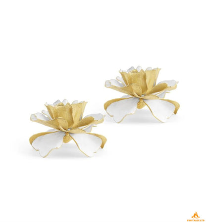 Phil Gardenia Candle Holders (2 pieces)