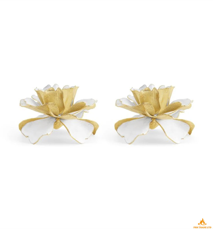 Phil Gardenia Candle Holders (2 pieces)