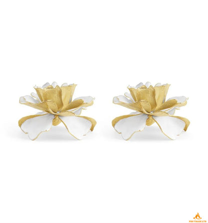 Phil Gardenia Candle Holders (2 pieces)
