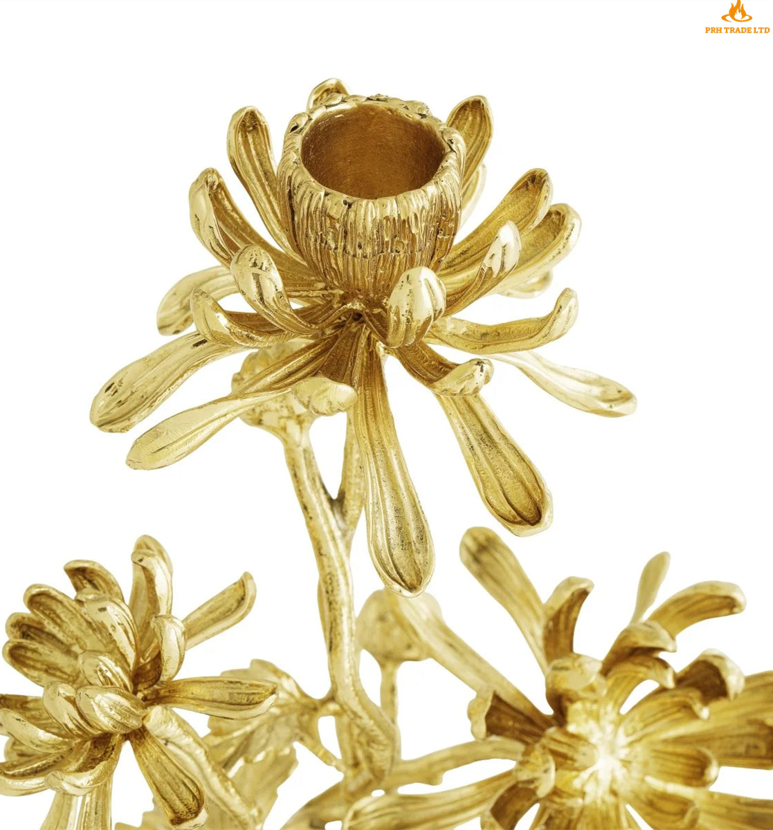 Dex Dahlia Tall Candlesticks (Set of Two)